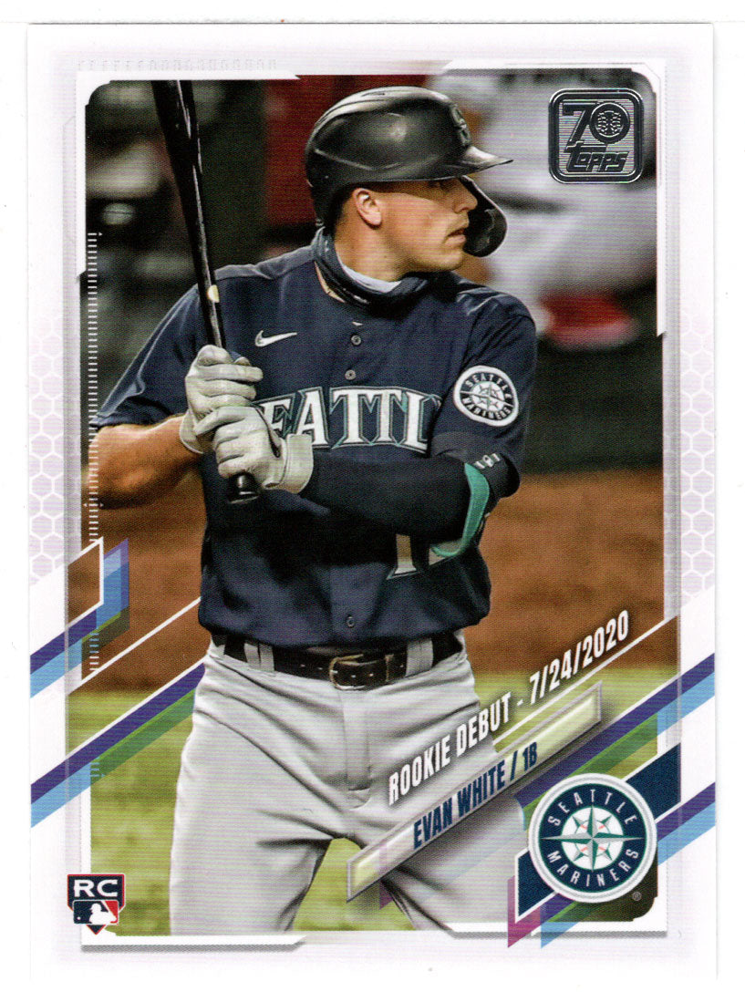 Evan White - Seattle Mariners (MLB Baseball Card) 2021 Topps Update # US-73 Mint