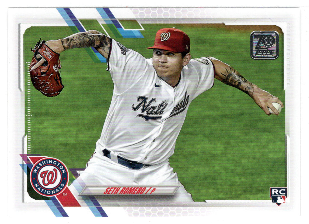 Seth Romero RC - Washington Nationals (MLB Baseball Card) 2021 Topps Update # US-77 Mint