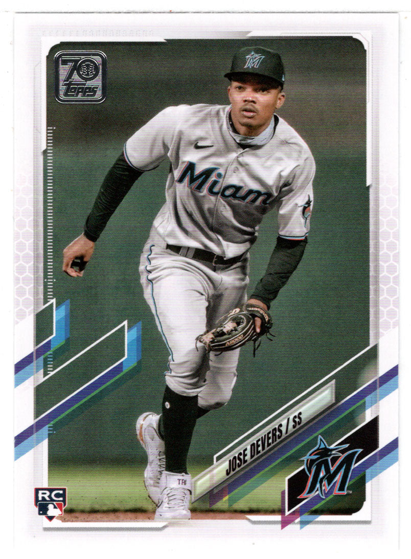 Jose Devers RC - Miami Marlins (MLB Baseball Card) 2021 Topps Update # US-94 Mint