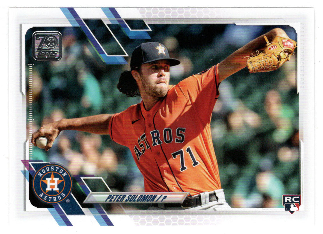 Peter Solomon RC - Houston Astros (MLB Baseball Card) 2021 Topps Update # US-109 Mint