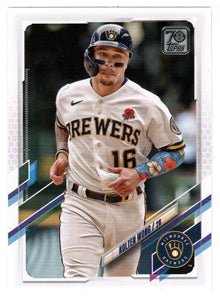 Kolten Wong - Milwaukee Brewers (MLB Baseball Card) 2021 Topps Update # US-110 Mint