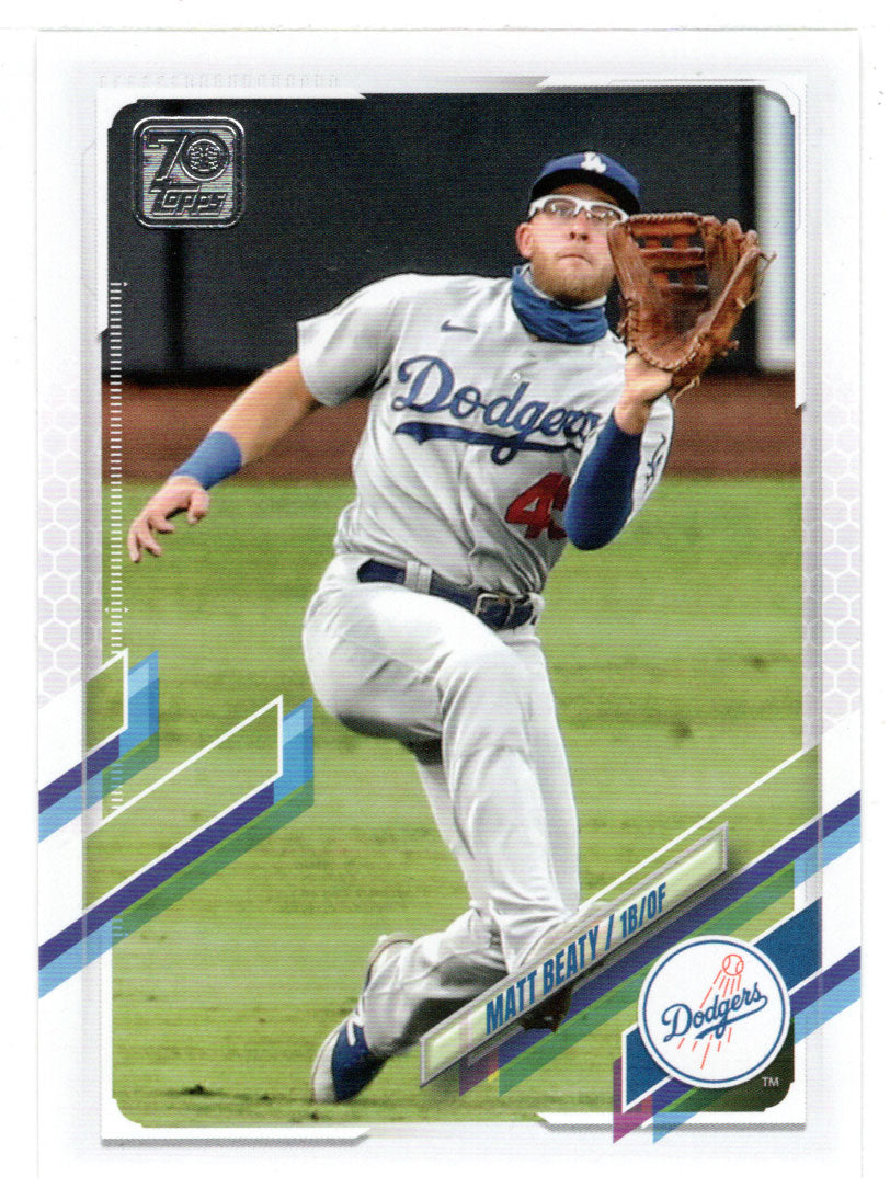 Matt Beaty - Los Angeles Dodgers (MLB Baseball Card) 2021 Topps Update # US-294 Mint