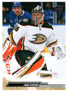 John Gibson - Anaheim Ducks (NHL Hockey Card) 2022-23 Upper Deck # 252 Mint