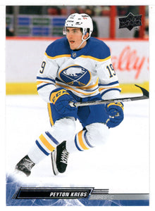 Peyton Krebs - Buffalo Sabres (NHL Hockey Card) 2022-23 Upper Deck # 270 Mint