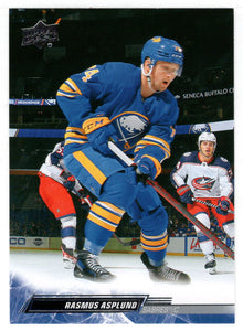Rasmus Asplund - Buffalo Sabres (NHL Hockey Card) 2022-23 Upper Deck # 272 Mint