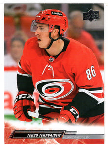 Teuvo Teravainen - Carolina Hurricanes (NHL Hockey Card) 2022-23 Upper Deck # 284 Mint