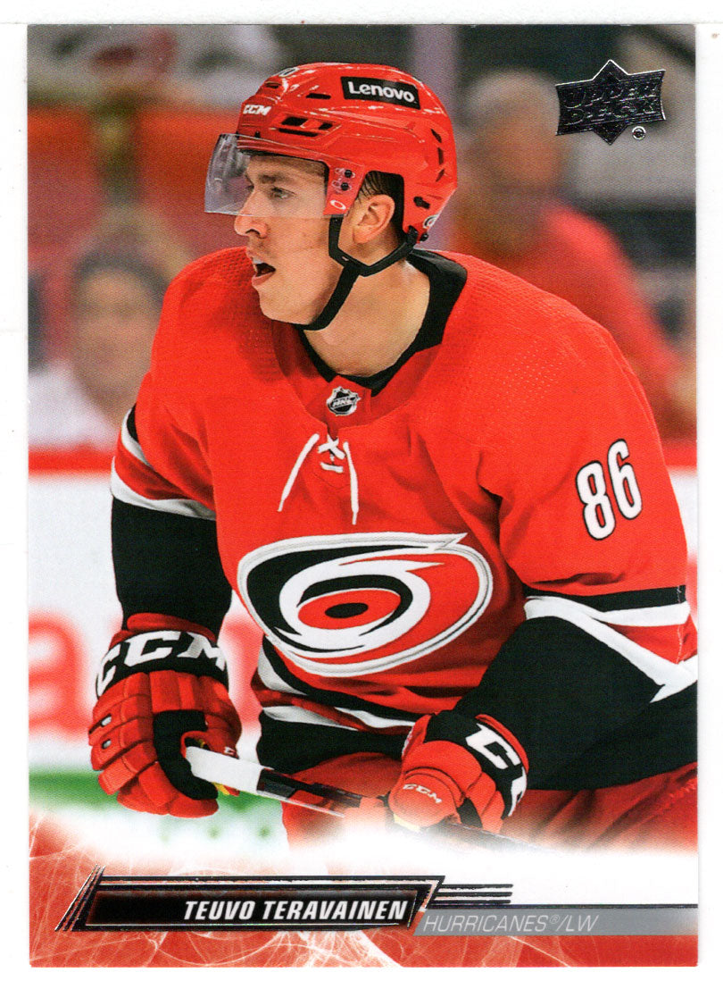 Teuvo Teravainen - Carolina Hurricanes (NHL Hockey Card) 2022-23 Upper Deck # 284 Mint