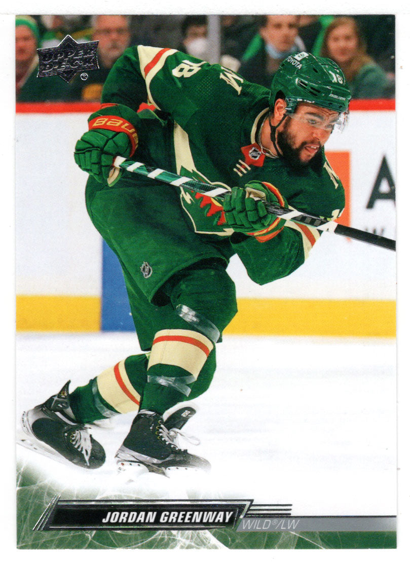 Jordan Greenway - Minnesota Wild (NHL Hockey Card) 2022-23 Upper Deck # 340 Mint