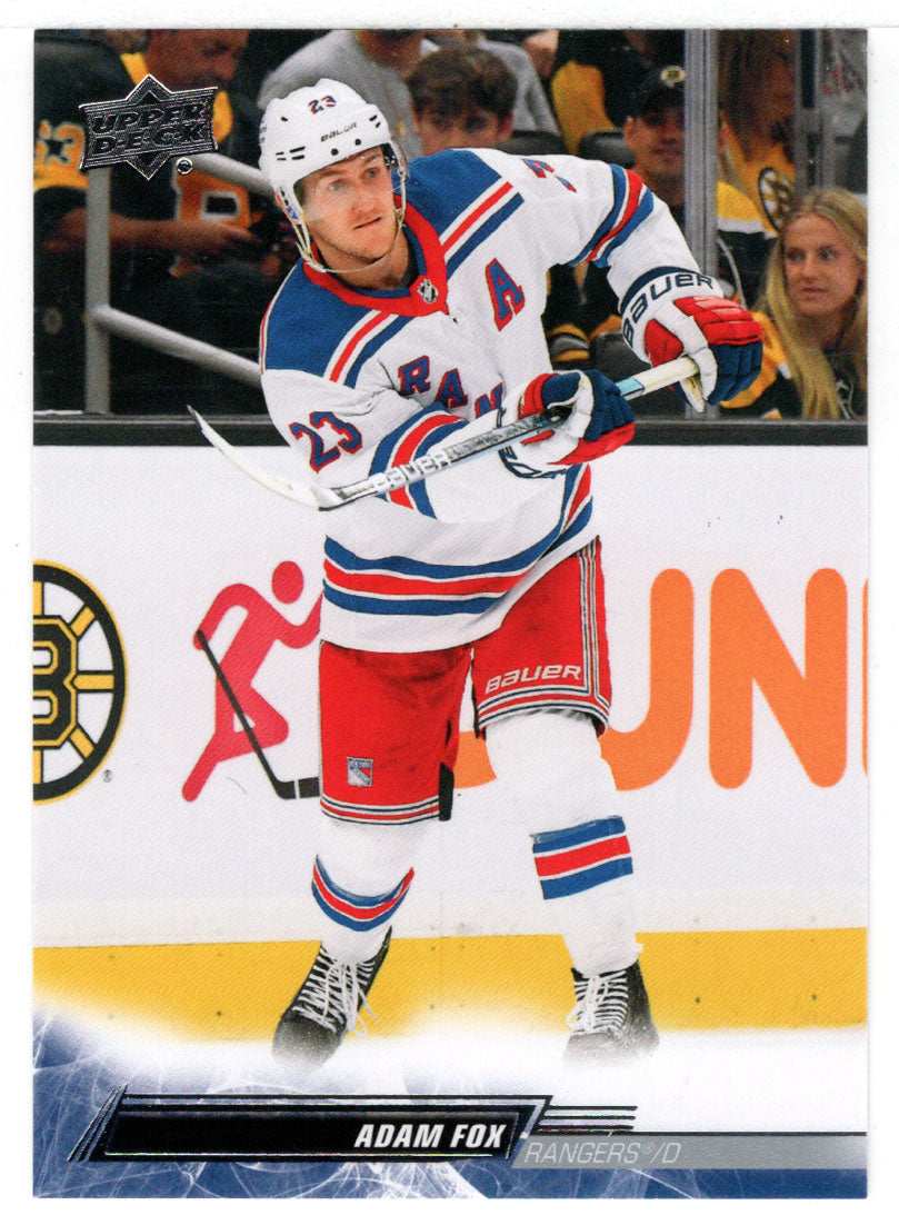 Adam Fox - New York Rangers (NHL Hockey Card) 2022-23 Upper Deck # 373 Mint