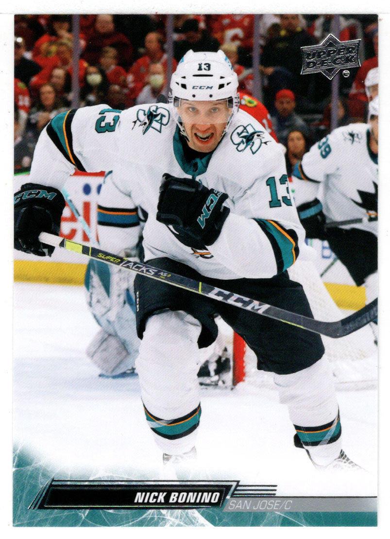 Nick Bonino - San Jose Sharks (NHL Hockey Card) 2022-23 Upper Deck # 395 Mint