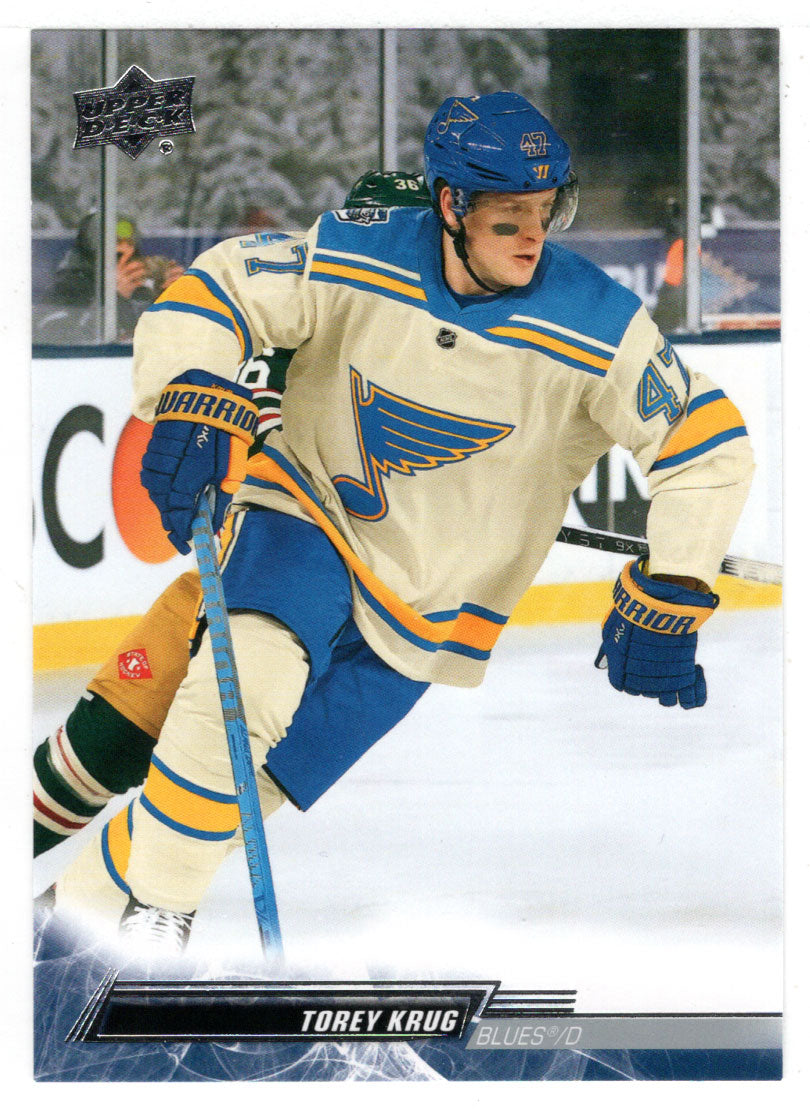 Torey Krug - St. Louis Blues (NHL Hockey Card) 2022-23 Upper Deck # 406 Mint