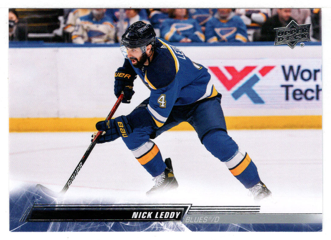 Nick Leddy - St. Louis Blues (NHL Hockey Card) 2022-23 Upper Deck # 409 Mint