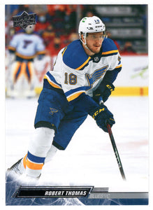 Robert Thomas - St. Louis Blues (NHL Hockey Card) 2022-23 Upper Deck # 410 Mint