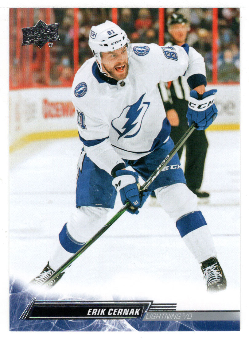 Erik Cernak - Tampa Bay Lightning (NHL Hockey Card) 2022-23 Upper Deck # 418 Mint