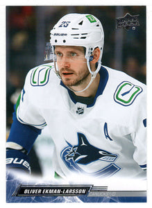 Oliver Ekman-Larsson - Vancouver Canucks (NHL Hockey Card) 2022-23 Upper Deck # 426 Mint