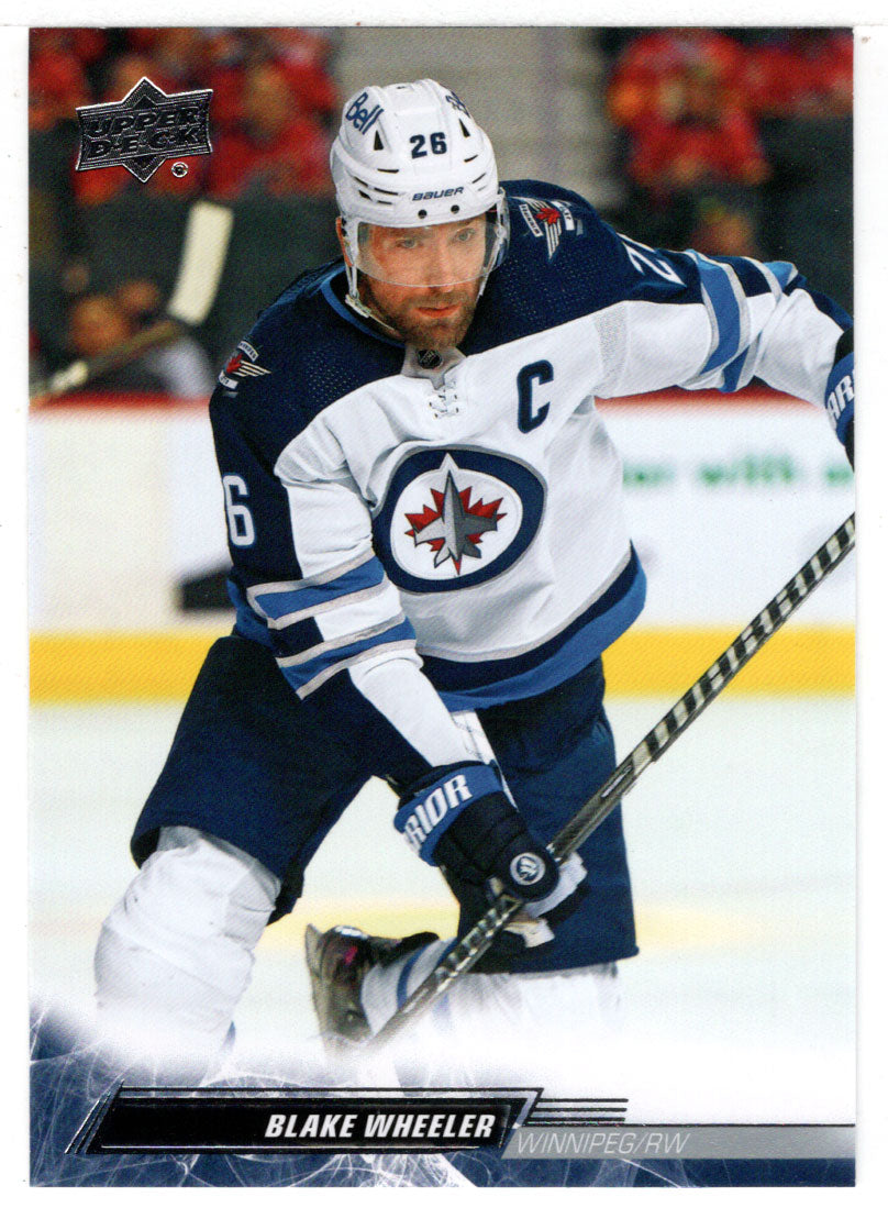 Blake Wheeler - Winnipeg Jets (NHL Hockey Card) 2022-23 Upper Deck # 445 Mint