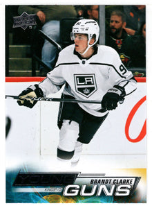Brandt Clarke RC - Los Angeles Kings - Young Guns (NHL Hockey Card) 2022-23 Upper Deck # 470 Mint