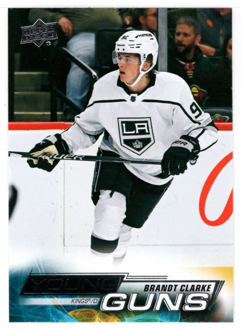 Brandt Clarke RC - Los Angeles Kings - Young Guns (NHL Hockey Card) 2022-23 Upper Deck # 470 Mint