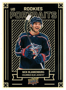 Nick Blankenburg - Columbus Blue Jackets - Portraits (NHL Hockey Card) 2022-23 Upper Deck # P 42 Mint