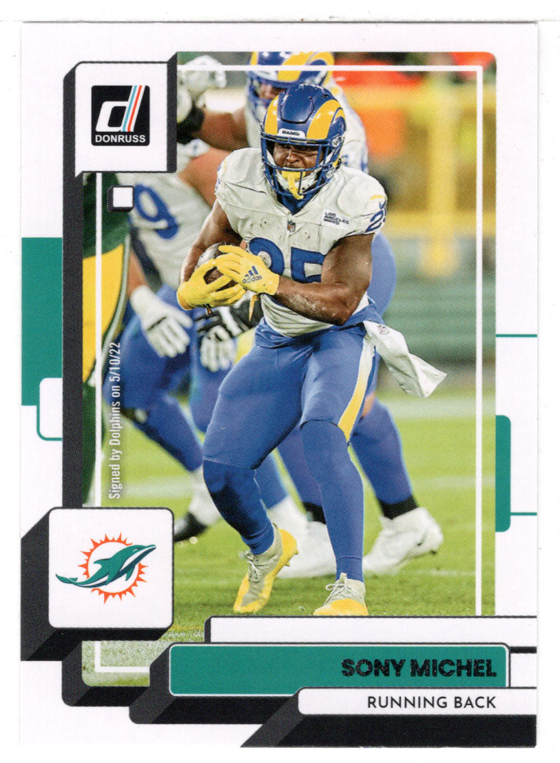 Sony Michel - Miami Dolphins (NFL Football Card) 2022 Donruss # 16 Mint