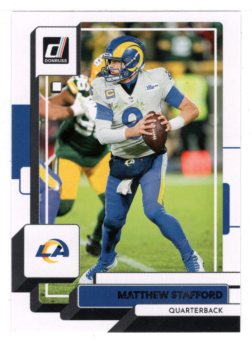 Matthew Stafford - Los Angeles Rams (NFL Football Card) 2022 Donruss # 17 Mint