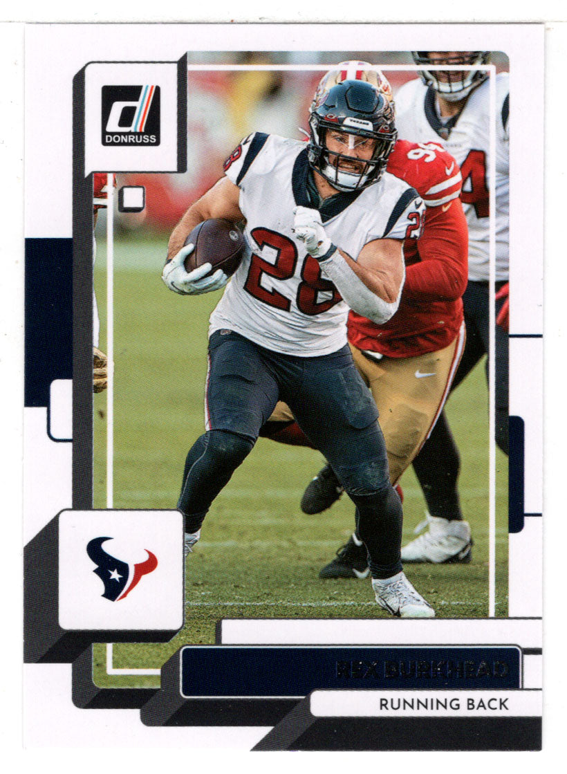 Rex Burkhead - Houston Texans (NFL Football Card) 2022 Donruss # 42 Mint
