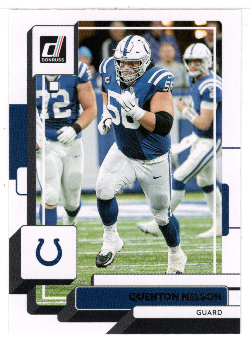 Quenton Nelson -  Indianapolis Colts (NFL Football Card) 2022 Donruss # 50 Mint