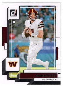 Carson Wentz -  Indianapolis Colts - Traded (NFL Football Card) 2022 Donruss # 52 Mint