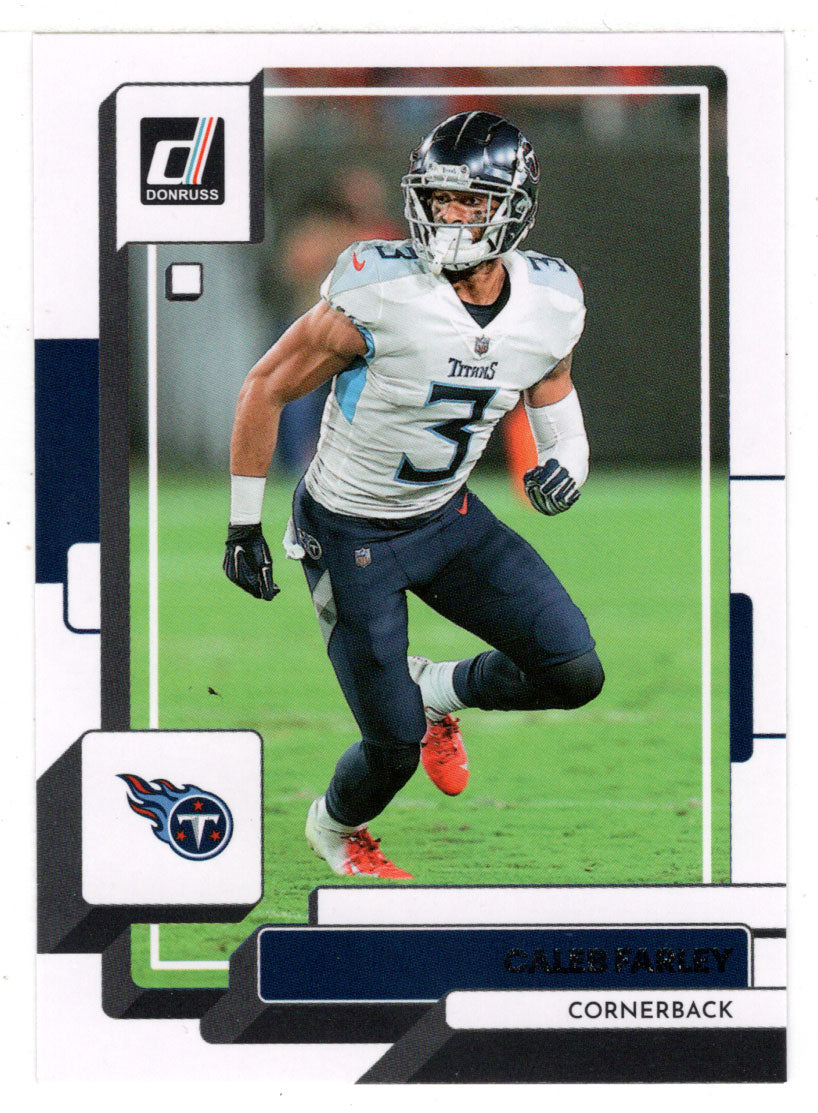 Caleb Farley - Tennessee Titans (NFL Football Card) 2022 Donruss # 67 Mint