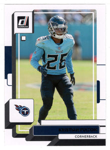 Kristian Fulton - Tennessee Titans (NFL Football Card) 2022 Donruss # 73 Mint