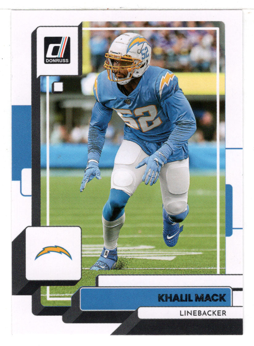 Khalil Mack - Los Angeles Chargers (NFL Football Card) 2022 Donruss # 82 Mint
