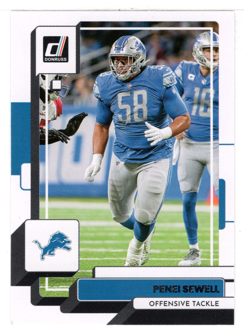 Penei Sewell - Detroit Lions (NFL Football Card) 2022 Donruss # 86 Mint