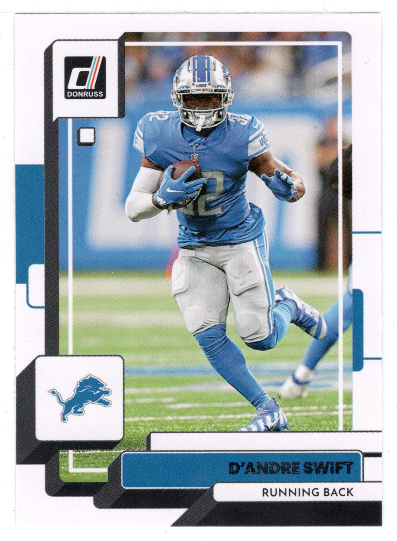 D'Andre Swift - Detroit Lions (NFL Football Card) 2022 Donruss # 89 Mint