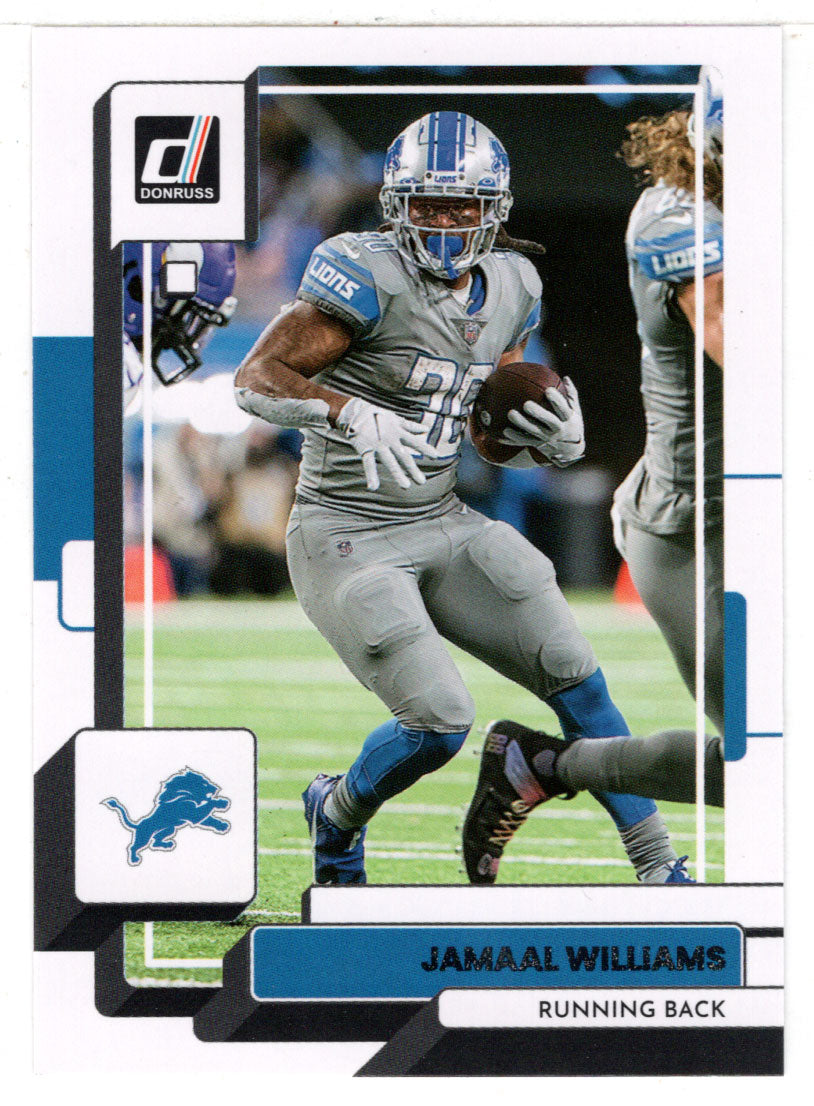 Jamaal Williams - Detroit Lions (NFL Football Card) 2022 Donruss # 90 Mint