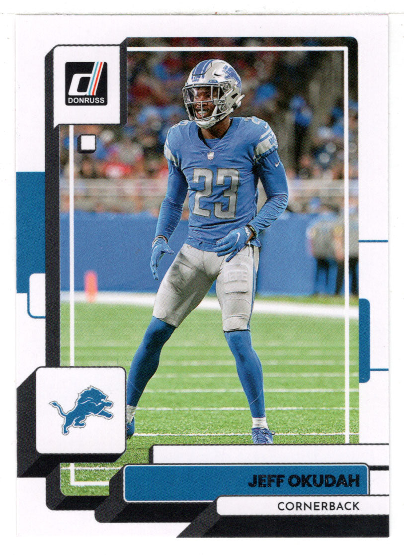 Jeff Okudah - Detroit Lions (NFL Football Card) 2022 Donruss # 92 Mint