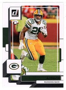 A.J. Dillon - Green Bay Packers (NFL Football Card) 2022 Donruss # 99 Mint