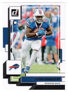 Devin Singletary - Buffalo Bills (NFL Football Card) 2022 Donruss # 117 Mint