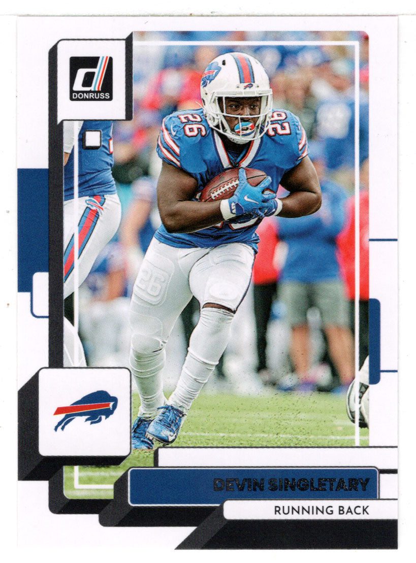 Devin Singletary - Buffalo Bills (NFL Football Card) 2022 Donruss # 117 Mint
