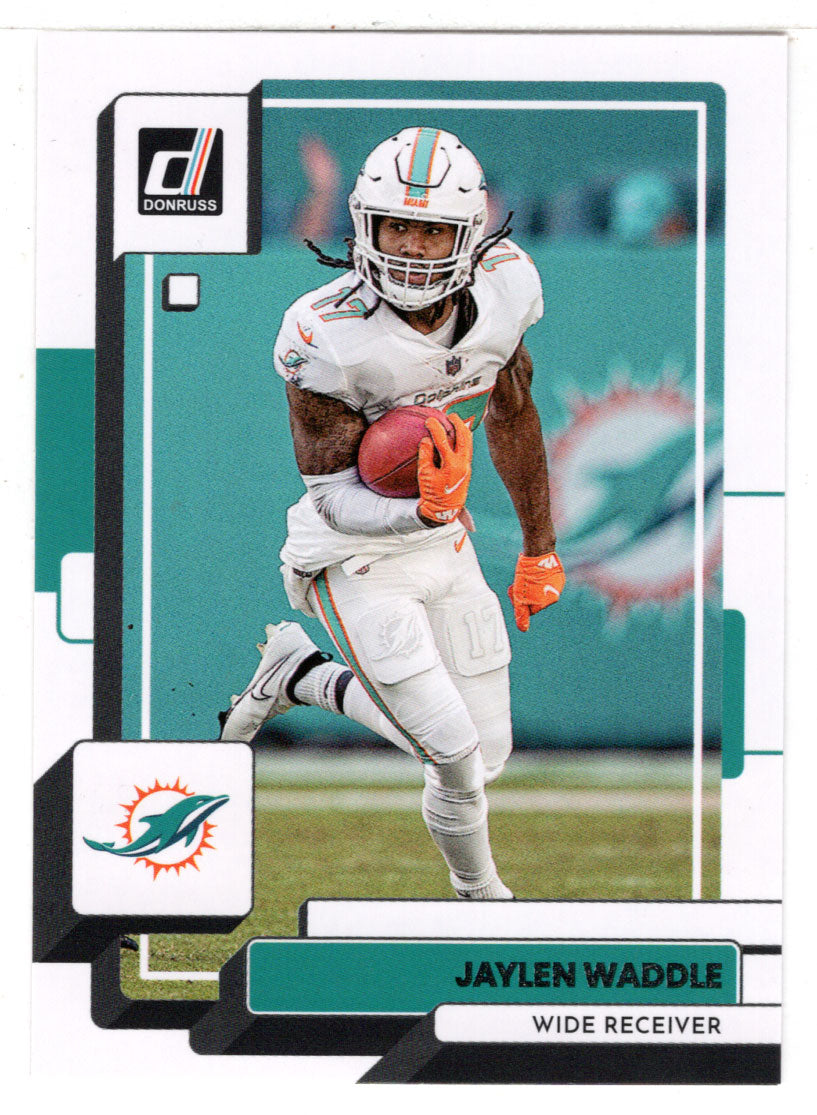 Jaylen Waddle - Miami Dolphins (NFL Football Card) 2022 Donruss # 123 Mint