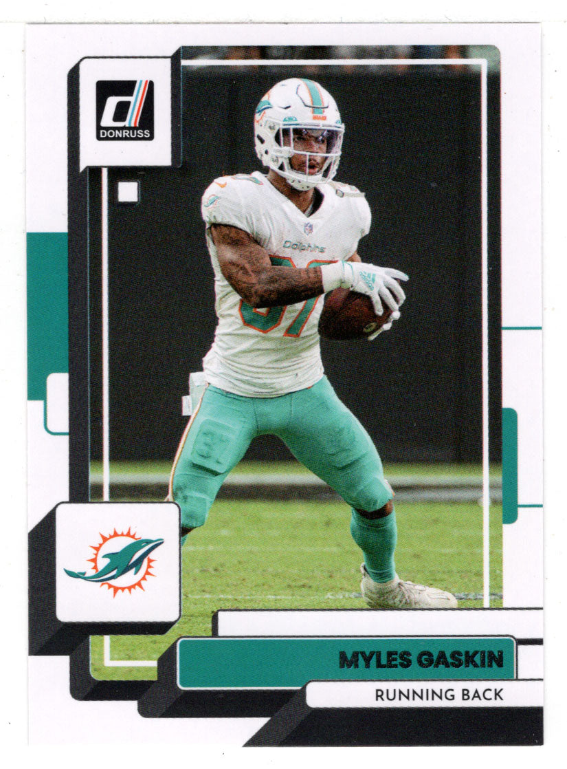 Myles Gaskin - Miami Dolphins (NFL Football Card) 2022 Donruss # 126 Mint