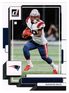 Rhamondre Stevenson - New England Patriots (NFL Football Card) 2022 Donruss # 136 Mint