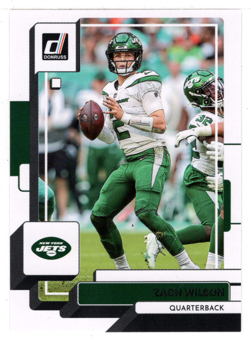 Zach Wilson - New York Jets (NFL Football Card) 2022 Donruss # 142 Mint