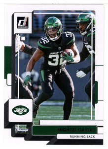 Michael Carter - New York Jets (NFL Football Card) 2022 Donruss # 143 Mint