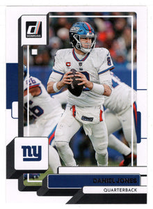 Daniel Jones - New York Giants (NFL Football Card) 2022 Donruss # 162 Mint