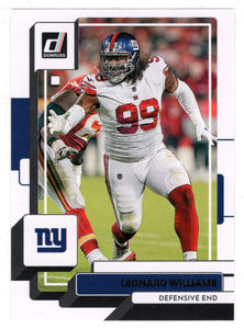 Leonard Williams - New York Giants (NFL Football Card) 2022 Donruss # 164 Mint