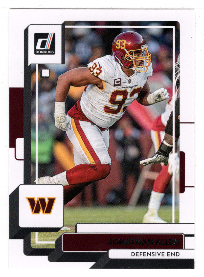 Jonathan Allen - Washington Redskins (NFL Football Card) 2022 Donruss # 182 Mint