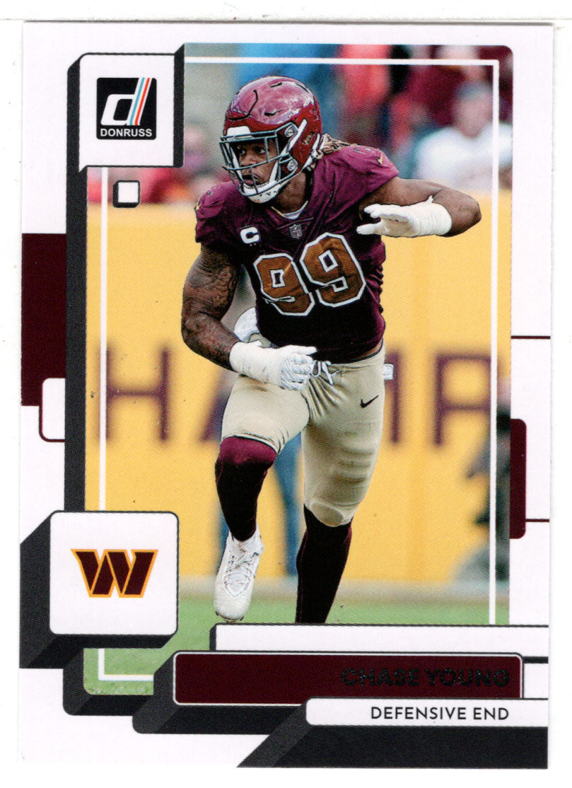Chase Young - Washington Redskins (NFL Football Card) 2022 Donruss # 183 Mint
