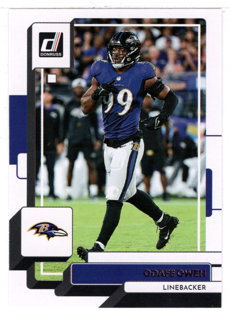 Odafe Oweh - Baltimore Ravens (NFL Football Card) 2022 Donruss # 193 Mint