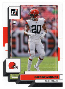 Greg Newsome II - Cleveland Browns (NFL Football Card) 2022 Donruss # 215 Mint