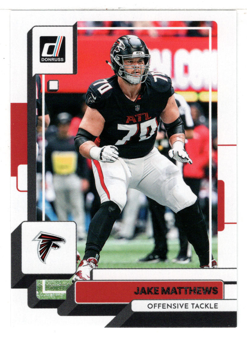 Jake Matthews - Atlanta Falcons (NFL Football Card) 2022 Donruss # 226 Mint